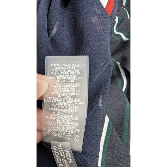 NWT TOMMY HILFIGER Size 4 Skirt Pleated Striped Elastic Waist - Picture 7 of 9